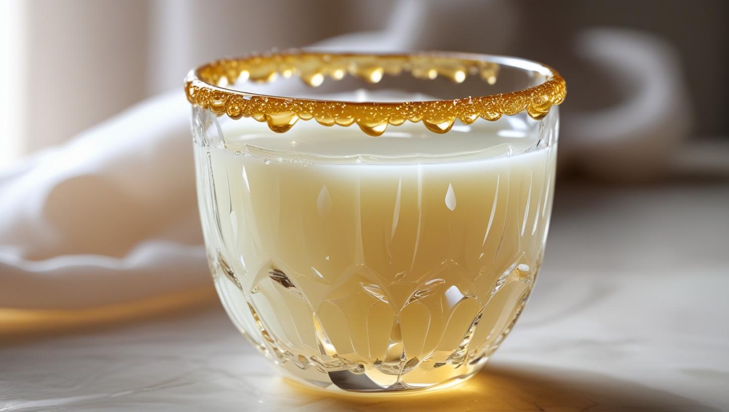 Drink sem álcool de Maracujá + Iogurte Natural + Mel (Calmante e Nutritivo)