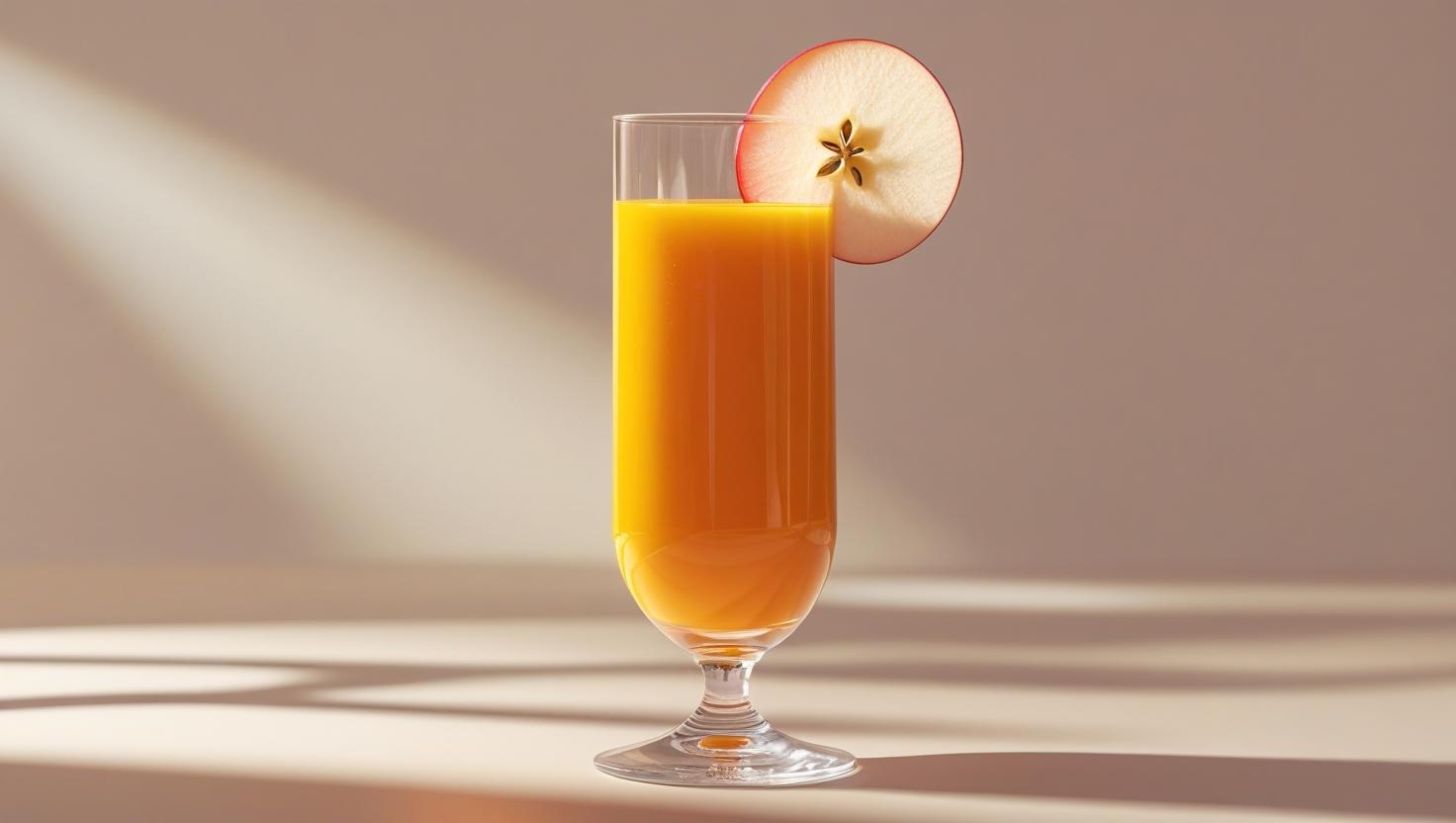 🍹Detox Energizante Suco de Laranja com Linhaça e Maçã